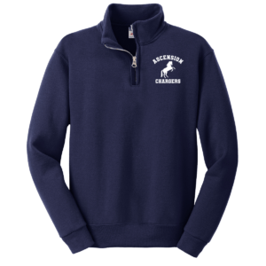 NuBlend® 1/4-Zip Cadet Collar Sweatshirt